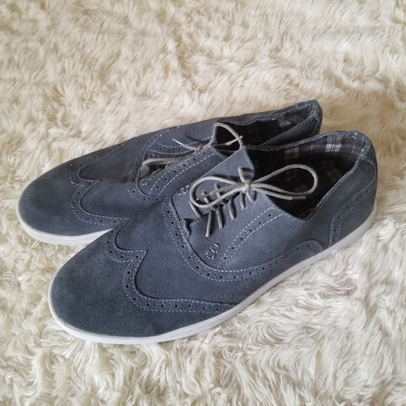 Bed Stu gray suede casual oxford shoes 15